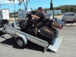 2,60 mx 1,53 m / 750 kg Plateforme basculante BRENDERUP avec extensions de mailles de 80 cm – Image 4