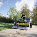 2,60 mx 1,53 m / 750 kg Plateforme basculante BRENDERUP avec extensions de mailles de 80 cm – Image 2