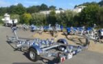 remorque porte bateau immergeable sun way fast ptac 1350 kg