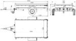 Grande remorque 230×125 Garden Trailer 230 KIPP avec bâche grise et rehausses – Image 2