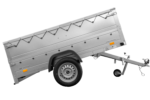 Grande remorque 230×125 Garden Trailer 230 KIPP avec bâche grise et rehausses – Image 4