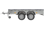 Remorque UNITRAILER 264/2 KIPP avec roue jockey et bâche grise – Image 3