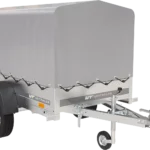 Remorque 750 kg 200 x 125 avec bâche haute et arceau Garden Trailer 201 KIPP