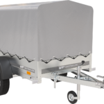 Remorque 750 kg 201 KIPP – 200×125 cm avec bâche haute et arceau