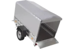 Remorque 750 kg 200 x 125 avec bâche haute et arceau Garden Trailer 201 KIPP – Image 4