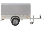 Remorque 750 kg 201 KIPP – 200×125 cm avec bâche haute et arceau – Image 7