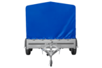 Remorque double essieux UNITRAILER 264/2 KIPP, bâche bleue – Image 4