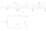 Remorque simple essieu 264×150 UNITRAILER GARDEN 265 KIPP avec châssis H-0 et bâche bleue – Image 2