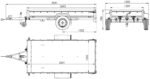 Remorque de jardin 264 KIPP – Arceau et bâche grise – Image 3