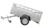 Remorque basculante 200×125 Garden Trailer 201 KIPP avec ridelles grillagées et roue jockey – Image 4