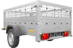Remorque basculante  200×125 avec ridelles grillagées et roue jockey – Garden Trailer 201 KIPP – Image 3