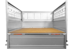 Remorque basculante 200×125 Garden Trailer 201 KIPP avec ridelles grillagées et roue jockey – Image 6