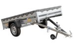 Remorque galvanisée 230×125 Garden Trailer 230 KIPP avec bâche et roue jockey