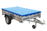 Remorque galvanisée 230×125 Garden Trailer 230 KIPP avec roue jockey et bâche plate – Image 7