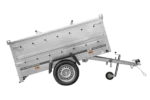 Remorque légère 200×125 UNITRAILER GARDEN 201 KIPP avec côtés BIS et couverture en aluminium – Image 6
