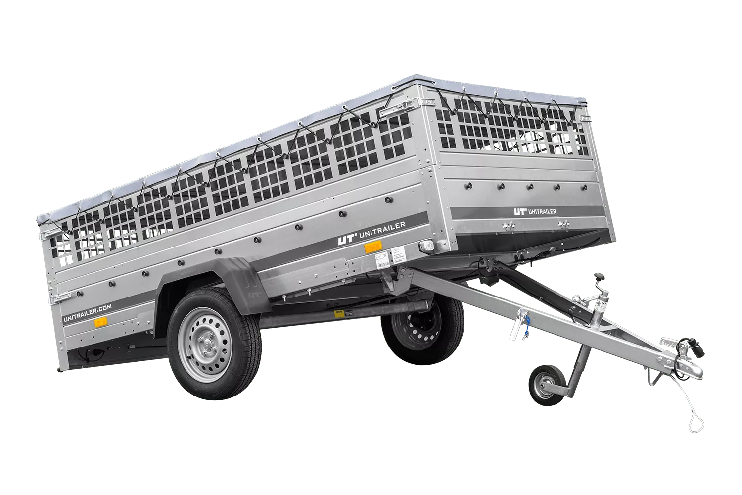fre_pl_Remorque-legere-264x150-UNITRAILER-GARDEN-265-KIPP-avec-ridelles-grillagees-chassis-H-0-et-bache-grise-6724_9.webp Remorque légère 264×150 UNITRAILER GARDEN 265 KIPP avec ridelles grillagées, châssis H-0 et bâche grise – Image 1