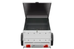 Remorque légère avec bâche Garden Trailer 264 KIPP, bis côtés et roue jockey – Image 6