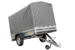 Remorque routière 230 KIPP – Bâche et arceau 110 cm, roue jockey