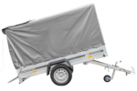 Remorque routière 230 KIPP – Bâche et arceau 110 cm, roue jockey – Image 7