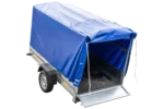 Remorque routière avec bâche haute (110 cm), arceau (110 cm) et roue jockey 230×125 Garden Trailer 230 KIPP – Image 6