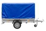 Remorque 230×125 Garden Trailer 230 KIPP avec bâche haute et roue jockey – Image 4