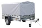Remorque routière avec bâche haute, arceau H-800 et roue jockey 230×125 Garden Trailer 230 KIPP – Image 6
