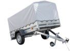 Remorque routière 230 KIPP – Bâche haute, arceau H-800 et roue jockey
