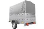Remorque simple essieu 200×106 avec bâche haute, arceau, rehausses de ridelles et roue jockey – Garden Trailer 200 KIPP – Image 6