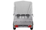 Remorque tôle Garden Trailer 200 KIPP 200×106 cm [avec rehausses grillagées, bâche haute et arceau] – Image 5