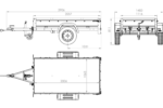 Remorque tôle non freinée Garden Trailer 200 KIPP 200×106 cm [avec rehausses grillagées, bâche haute et arceau] – Image 7