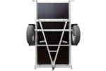 Remorque tôle non freinée Garden Trailer 200 KIPP 200×106 cm avec rehausses grillagées, bâche haute et arceau – Image 5