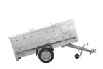 Remorque un essieu 230×125 UNITRAILER GARDEN 230 KIPP avec côtés BIS et couverture en aluminium – Image 3