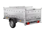 Remorque un essieu 230×125 UNITRAILER GARDEN 230 KIPP avec côtés BIS et couverture en aluminium – Image 4