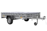 Remorque voiture 264×150 UNITRAILER GARDEN 265 KIPP avec châssis H-0 et bâche grise – Image 4