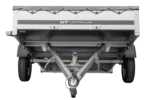 Remorque voiture 264×150 UNITRAILER GARDEN 265 KIPP avec châssis H-0 et bâche grise – Image 6