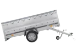 Remorque voiture 264×150 UNITRAILER GARDEN 265 KIPP avec ridelles BIS, cadre H-0 et bâche grise – Image 7