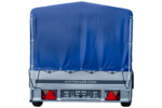 Remorque voiture longue 264 KIPP – Roue jockey et bâche bleue – Image 3