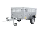 Top remorque GARDEN TRAILER 200 KIPP avec rehausses grillagées et roue jockey – Image 3