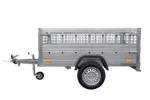 Top remorque GARDEN TRAILER 200 KIPP avec rehausses grillagées et roue jockey – Image 4