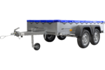 Unitrailer 264/2 KIPP avec roue jockey et bâche bleue