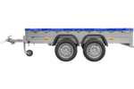 Unitrailer 264/2 KIPP avec roue jockey et bâche bleue – Image 3