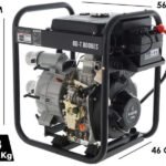 Motopompe diesel Blackstone BD-T 8000ES pour eaux  sales avec raccords 80 mm - Euro 5