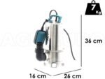 Pompe à immersion électrique pour eaux chargées Makita PF1110 - de 1100 watt