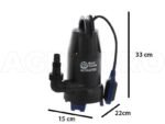Pompe submersible électrique eaux claires et chargées - Annovi & Reverberi - ARUP 750PT - 750 W – Image 12