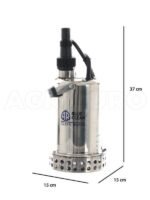 Pompe submersible pour eaux claires Annovi & Reverberi ARUP 750XC - corps Inox - 750W – Image 12